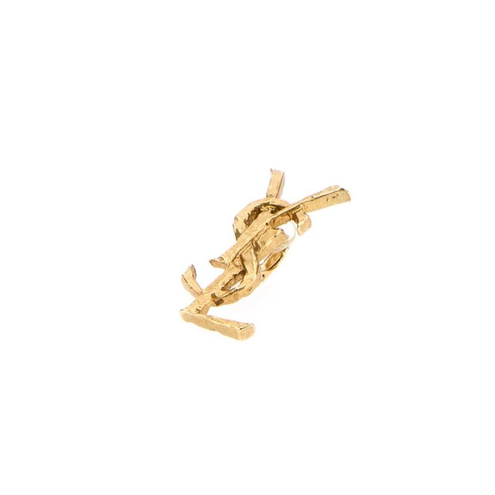 Saint Laurent Women Gold Metal Cassandre Earring - Picture 2 of 2